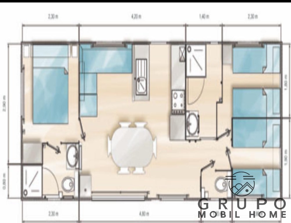 Louisiane ext madera, 3 habitaciones - Imagen 15